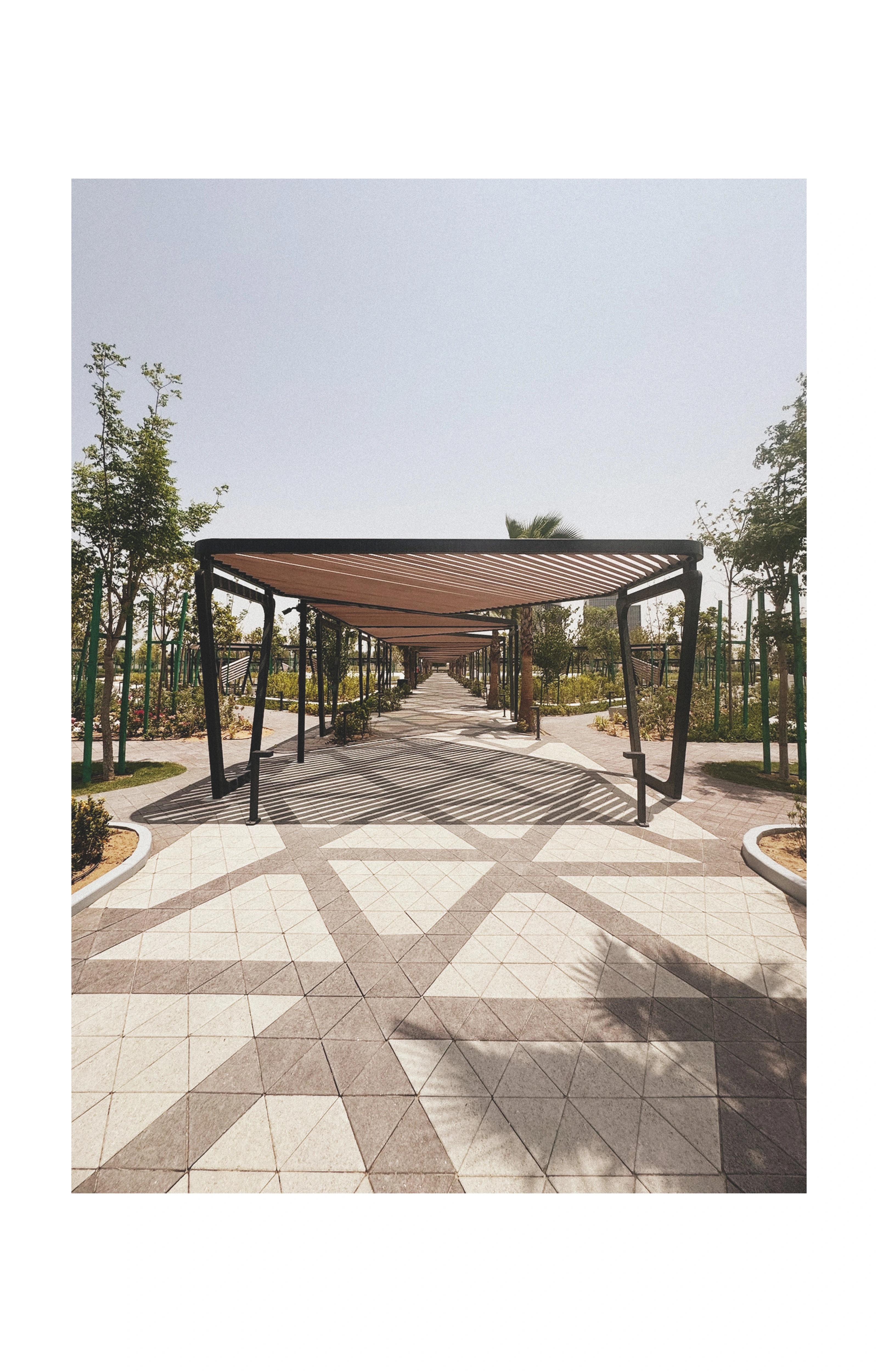 Detail from the campus landscape design